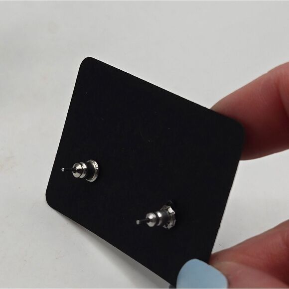 "5/$25" Mismatched Colorful Retro 80s Pop Art Circle/Heart Metal Stud Earrings - Picture 6 of 6